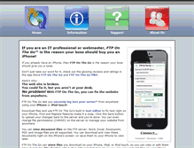 Tablet Screenshot of ftponthego.com